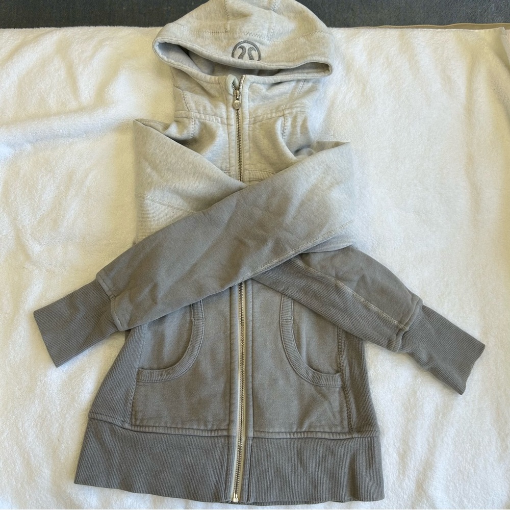 Lululemon Special Edition Gray Ombre Scuba Full Zip Jacket